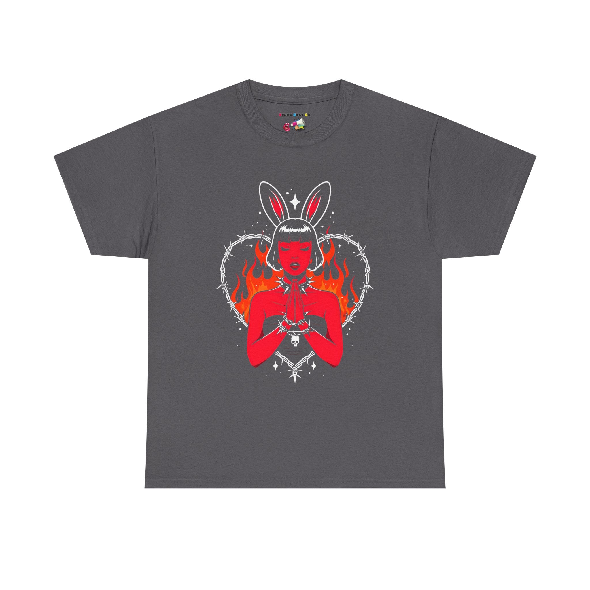 Edgy Bunny Heart Tee