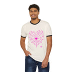 Spiderweb Heart Ringer Tee