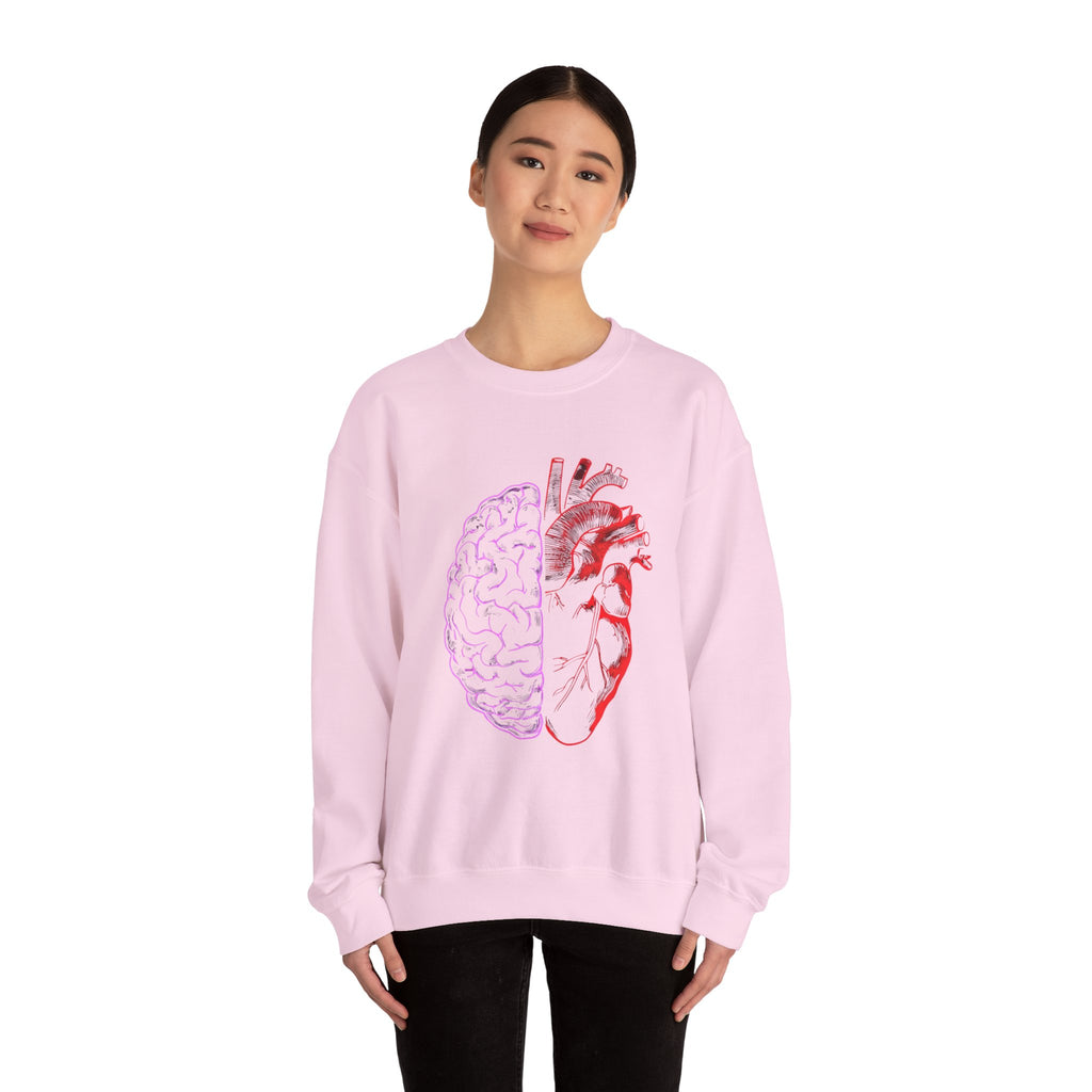 Heart & Brain Crewneck Sweatshirt