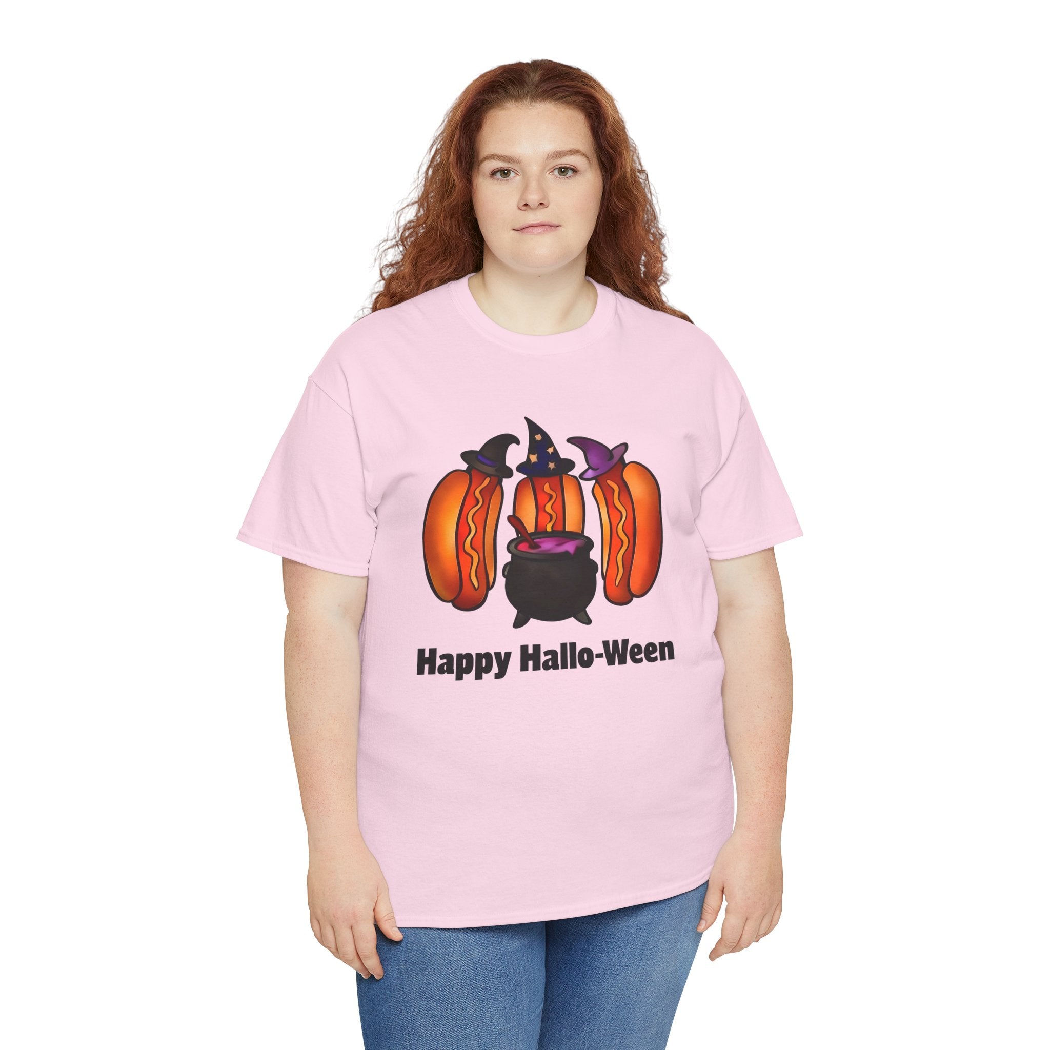 "Happy Hallo-Ween" Hotdog Witches Tee
