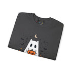 Cute Ghost Pumpkin Crewneck Sweatshirt