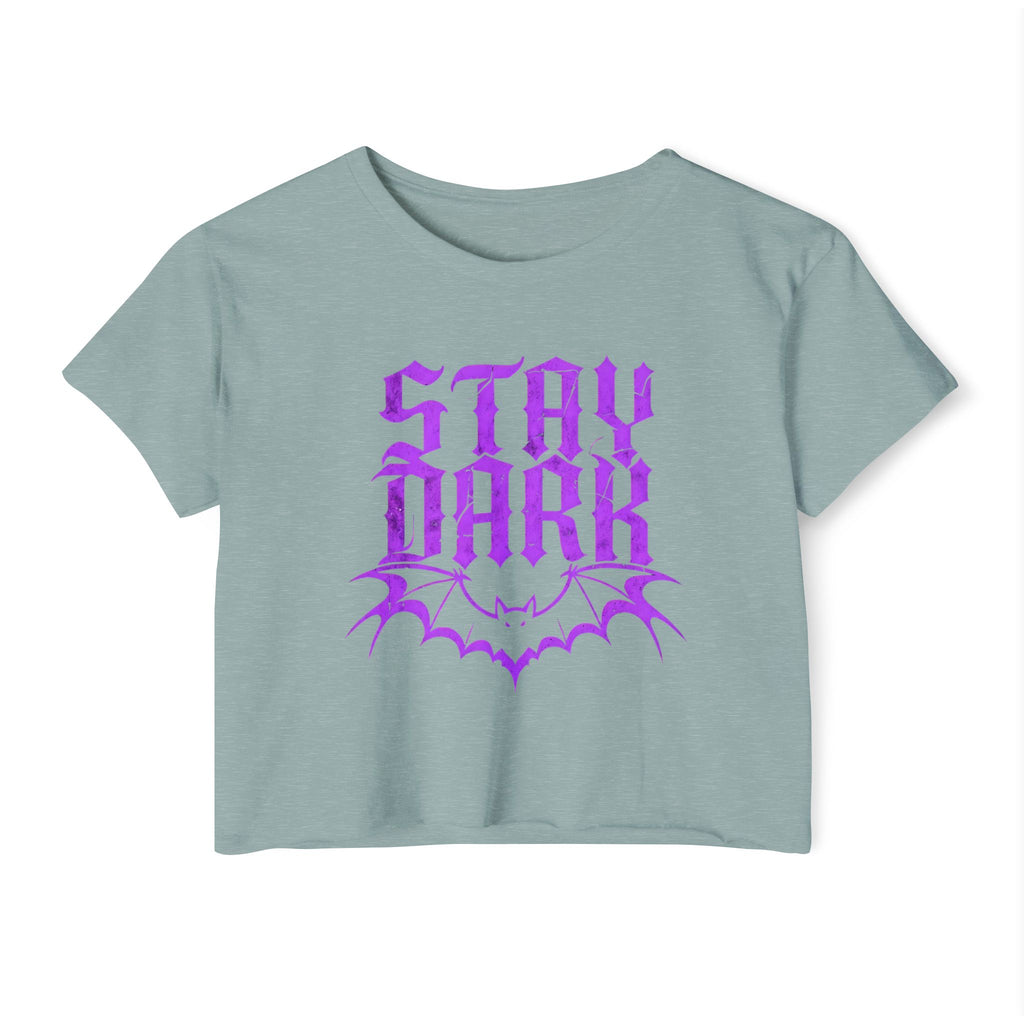 "Stay Dark" Cropped Tee