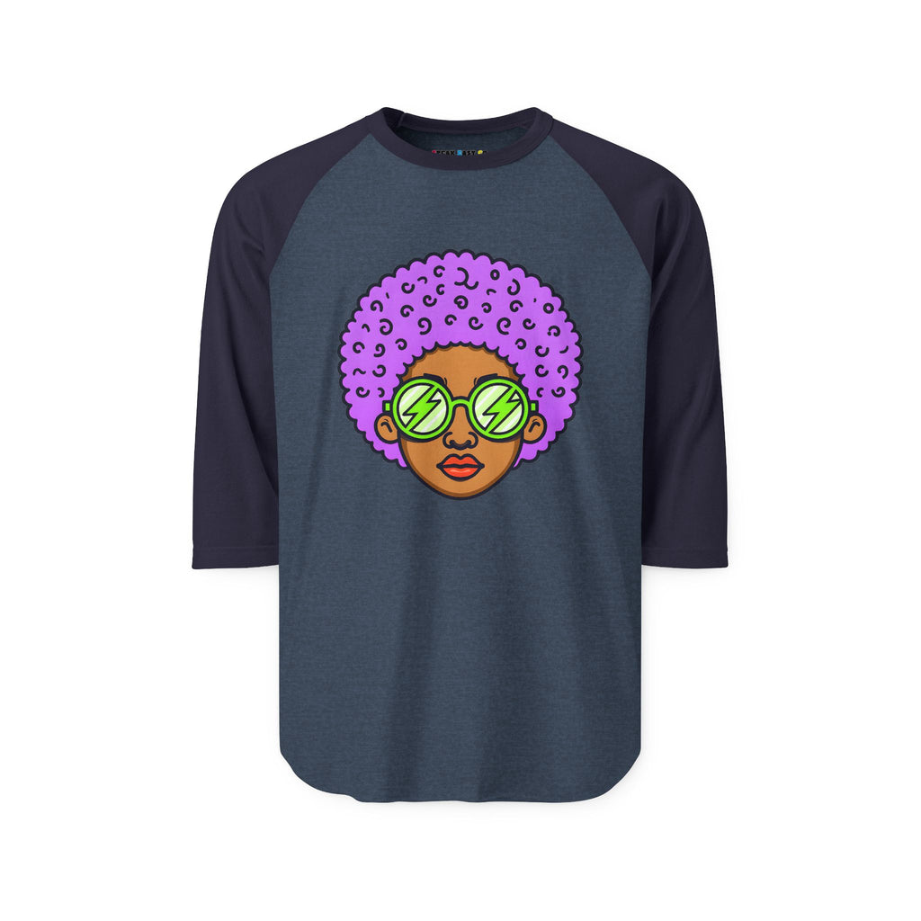 Afro 3/4th Sleeve Raglan Shirt