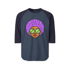 Afro 3/4th Sleeve Raglan Shirt