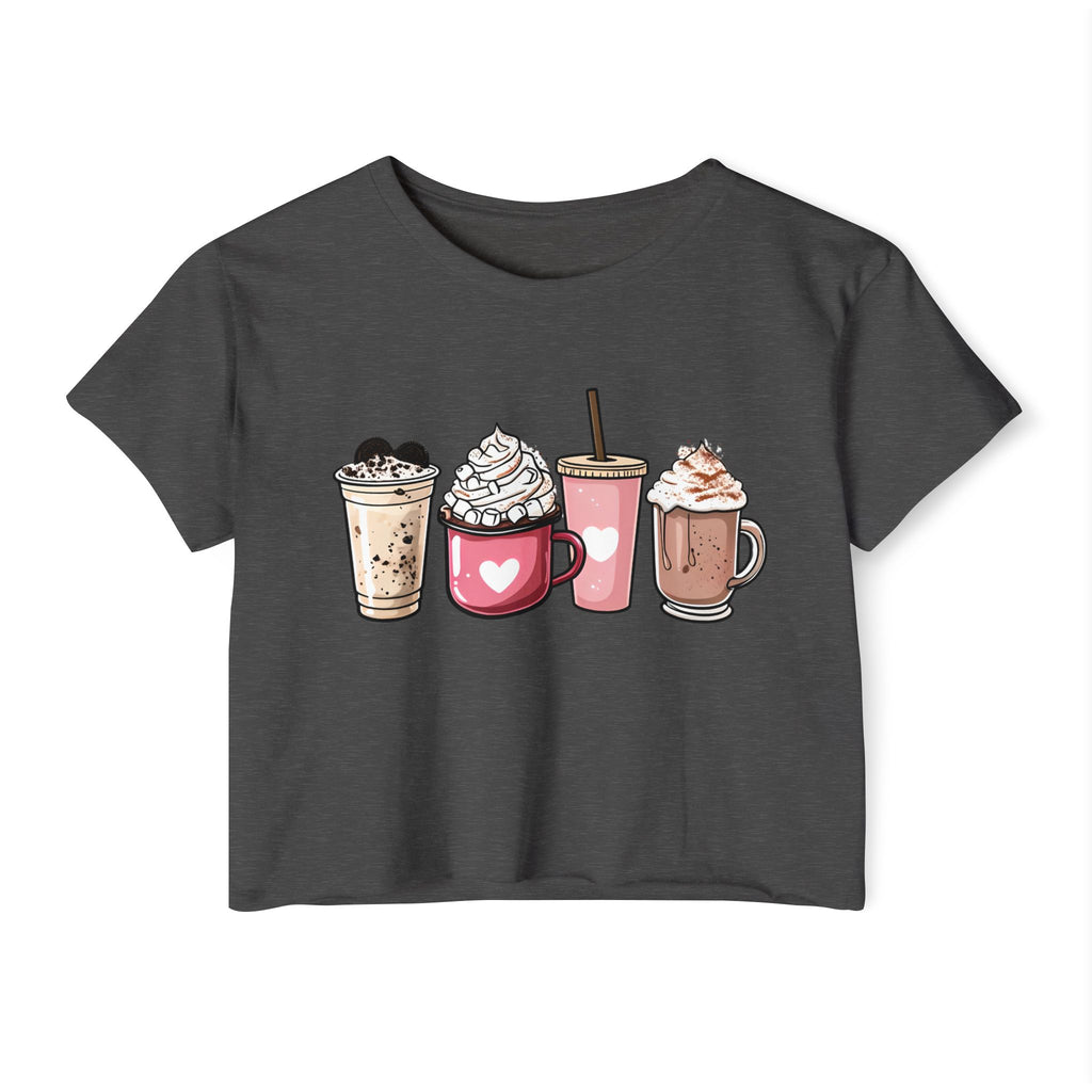 Coffee Lovers Cropped Tee