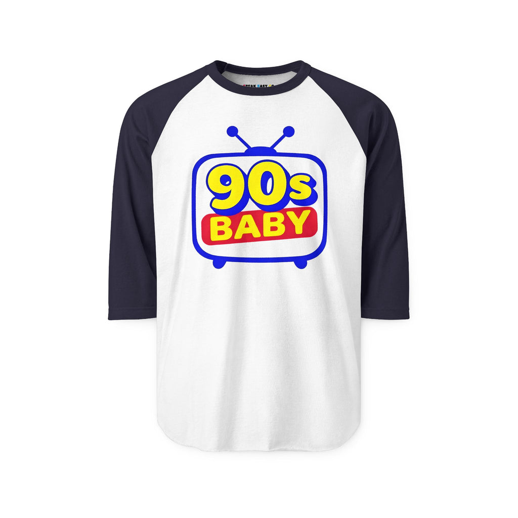 90s Baby Three Quarter Sleeve Raglan T-Shirt