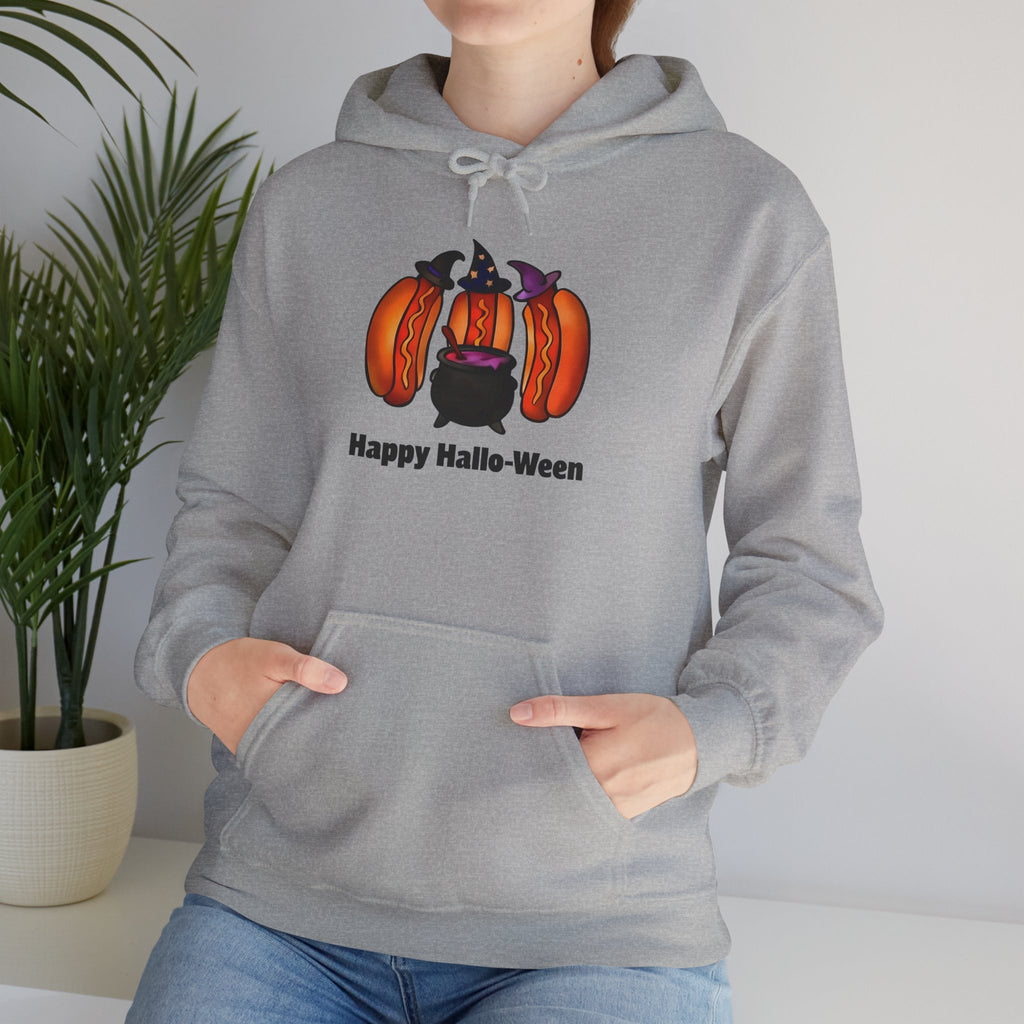 "Happy Hallo-Ween" Hotdog Witches Hoodie