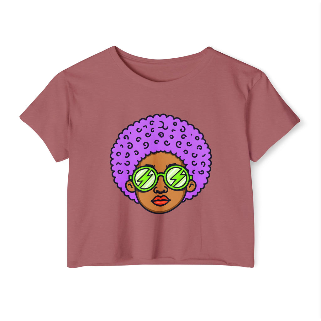 Afro Cropped Tee