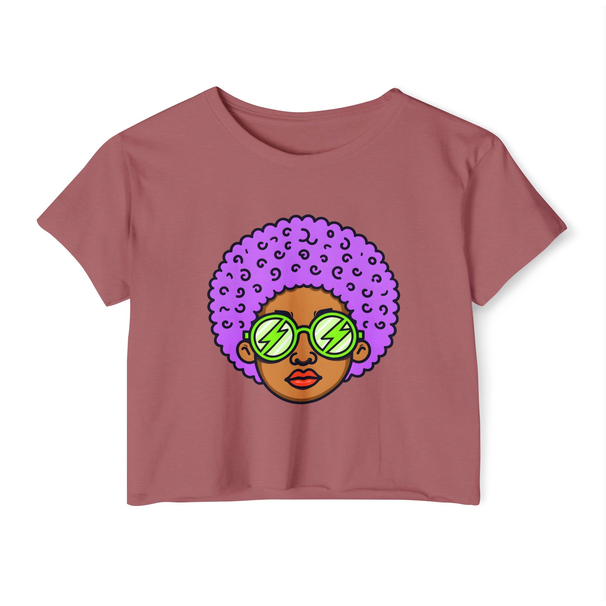 Afro Cropped Tee