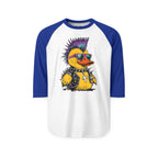 Punk Duck Raglan Three-Quarter Sleeve Tee
