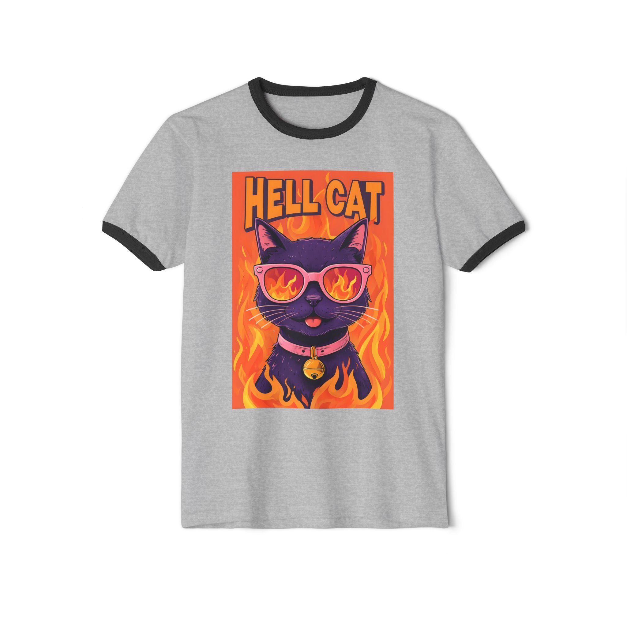 Hell Cat Ringer T-Shirt