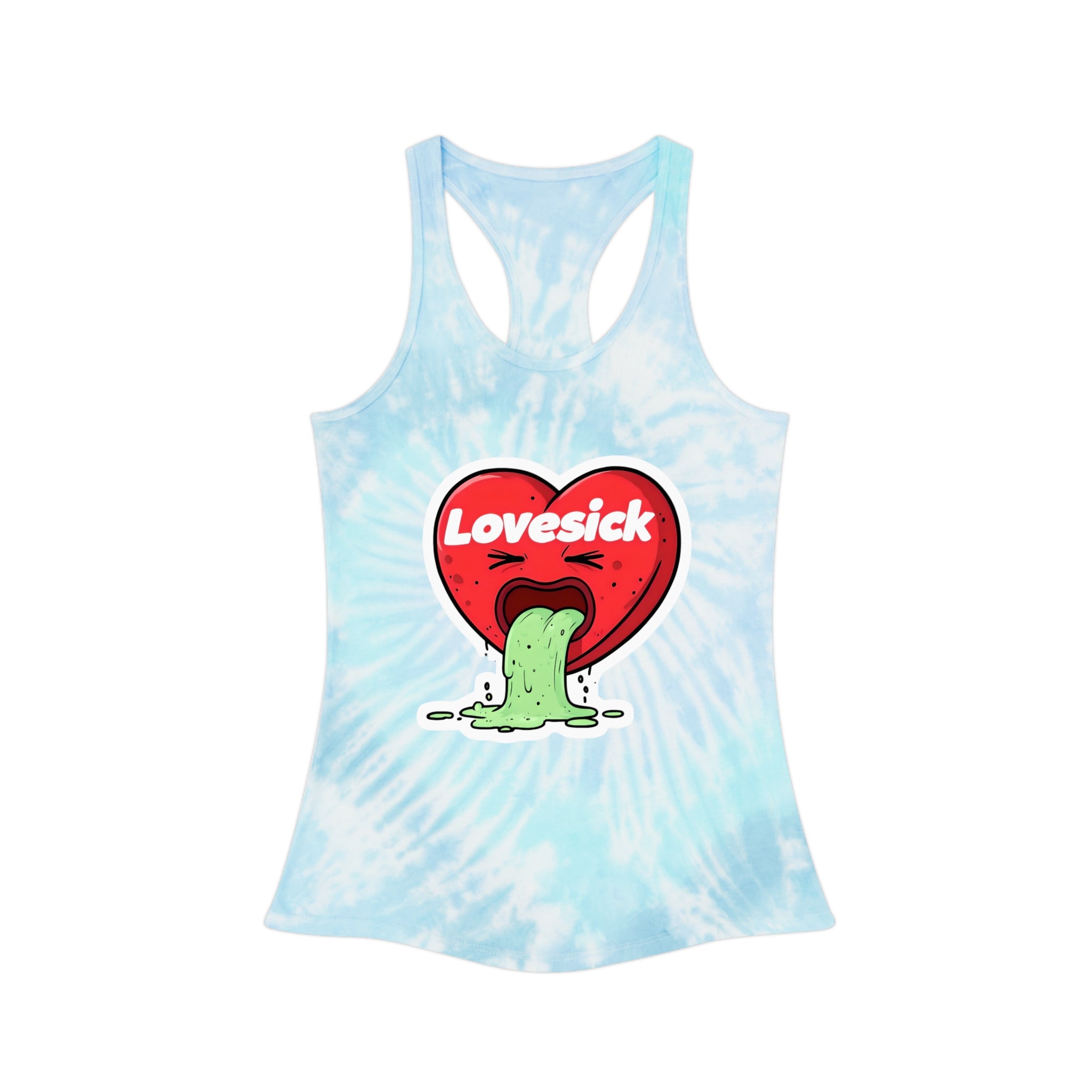 Lovesick Tie-Dye Racerback Tank