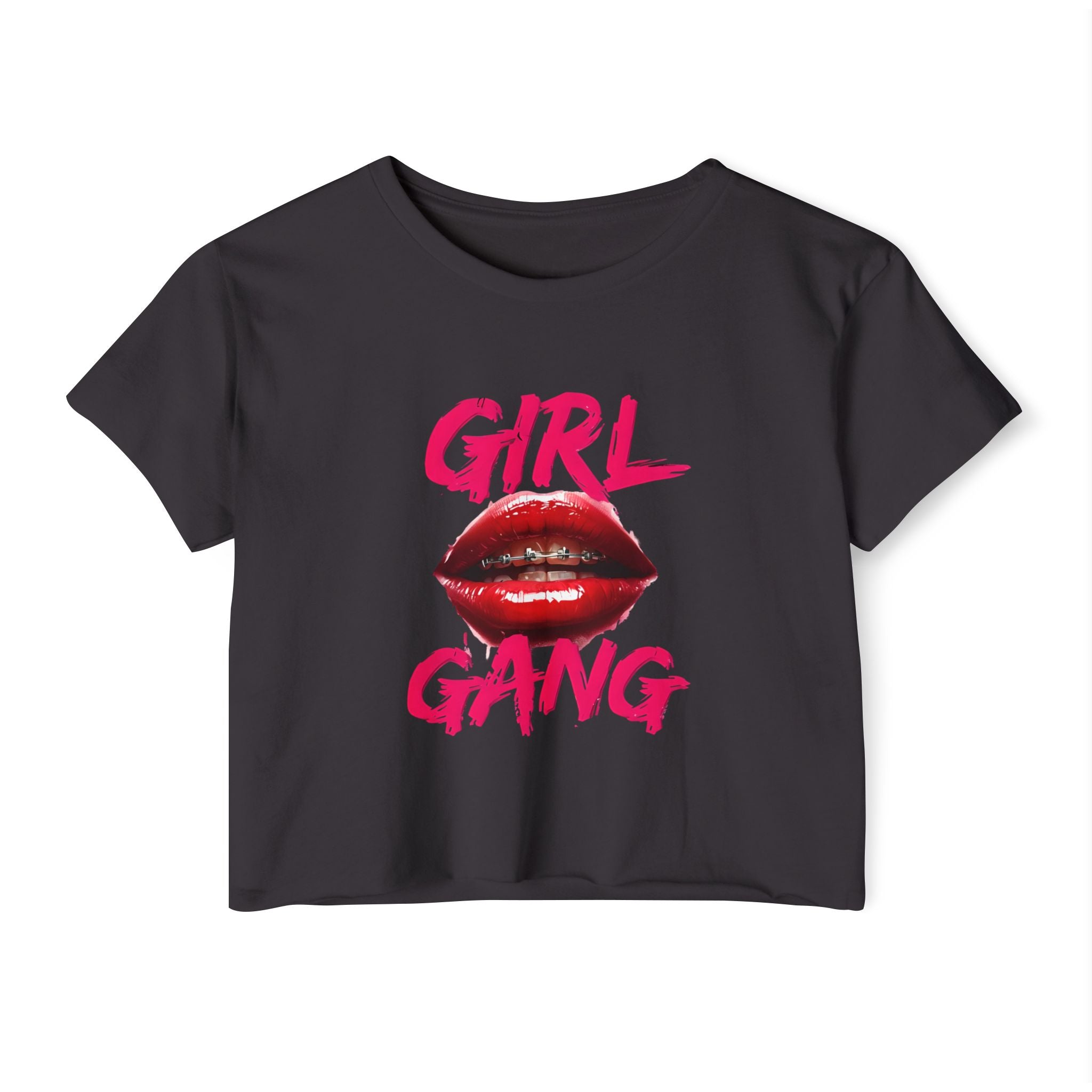 "Girl Gang" Cropped Tee
