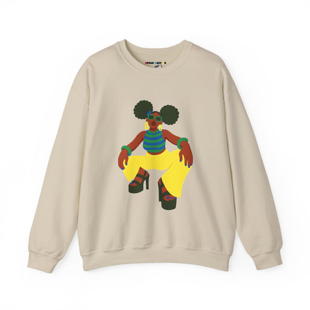 Afro Puffs Crewneck Sweatshirt