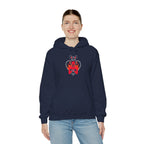 Edgy Bunny Heart Hoodie