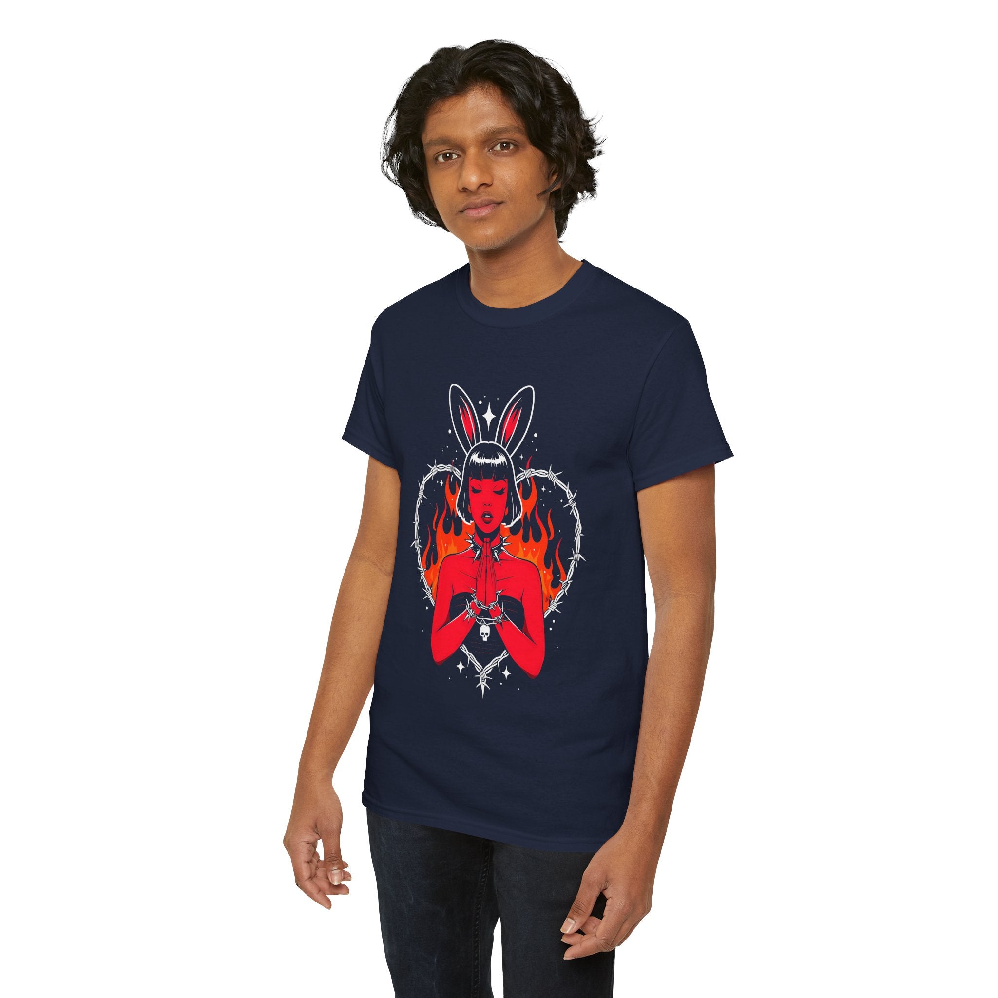 Edgy Bunny Heart Tee