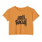 Anti-Social Crop Top