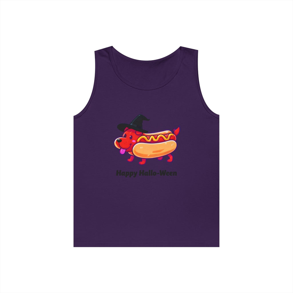 "Happy Hallo-Ween" Hotdog Costume Tank
