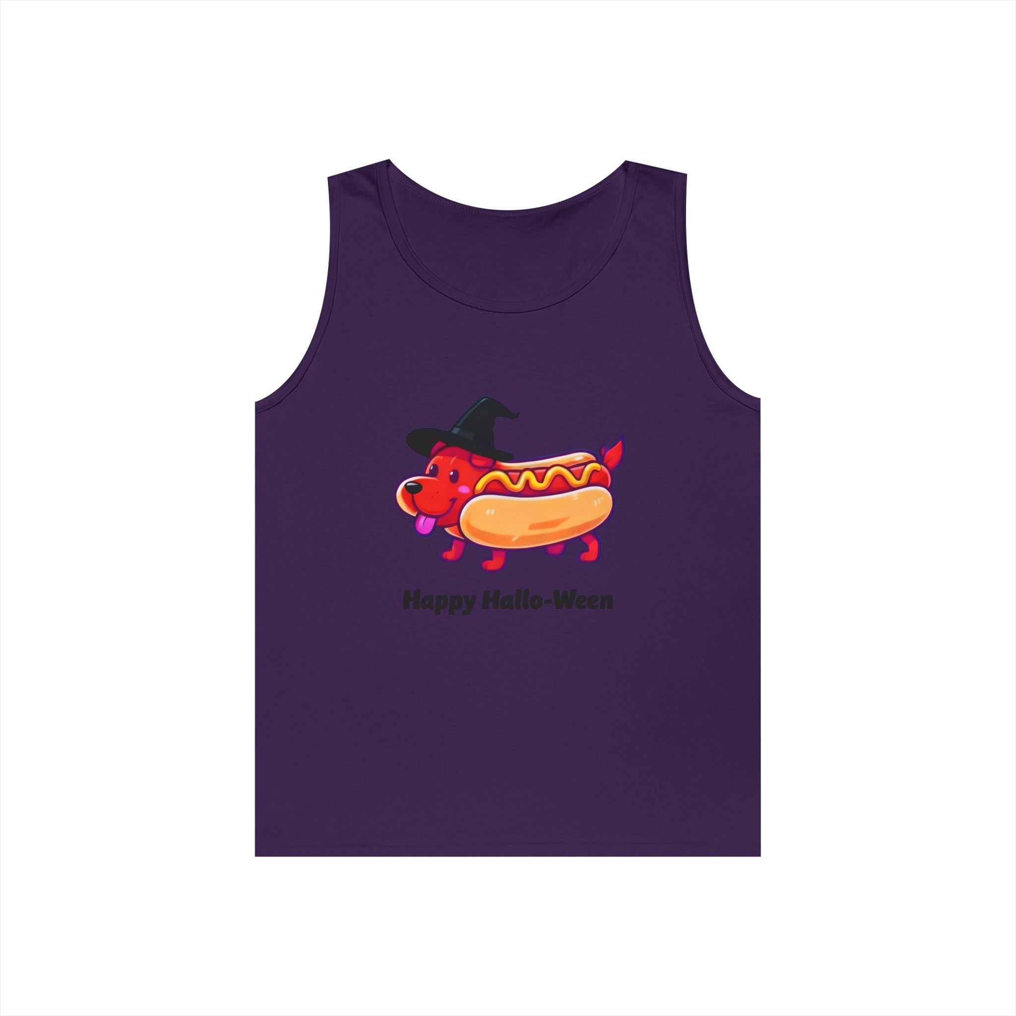 "Happy Hallo-Ween" Hotdog Costume Tank