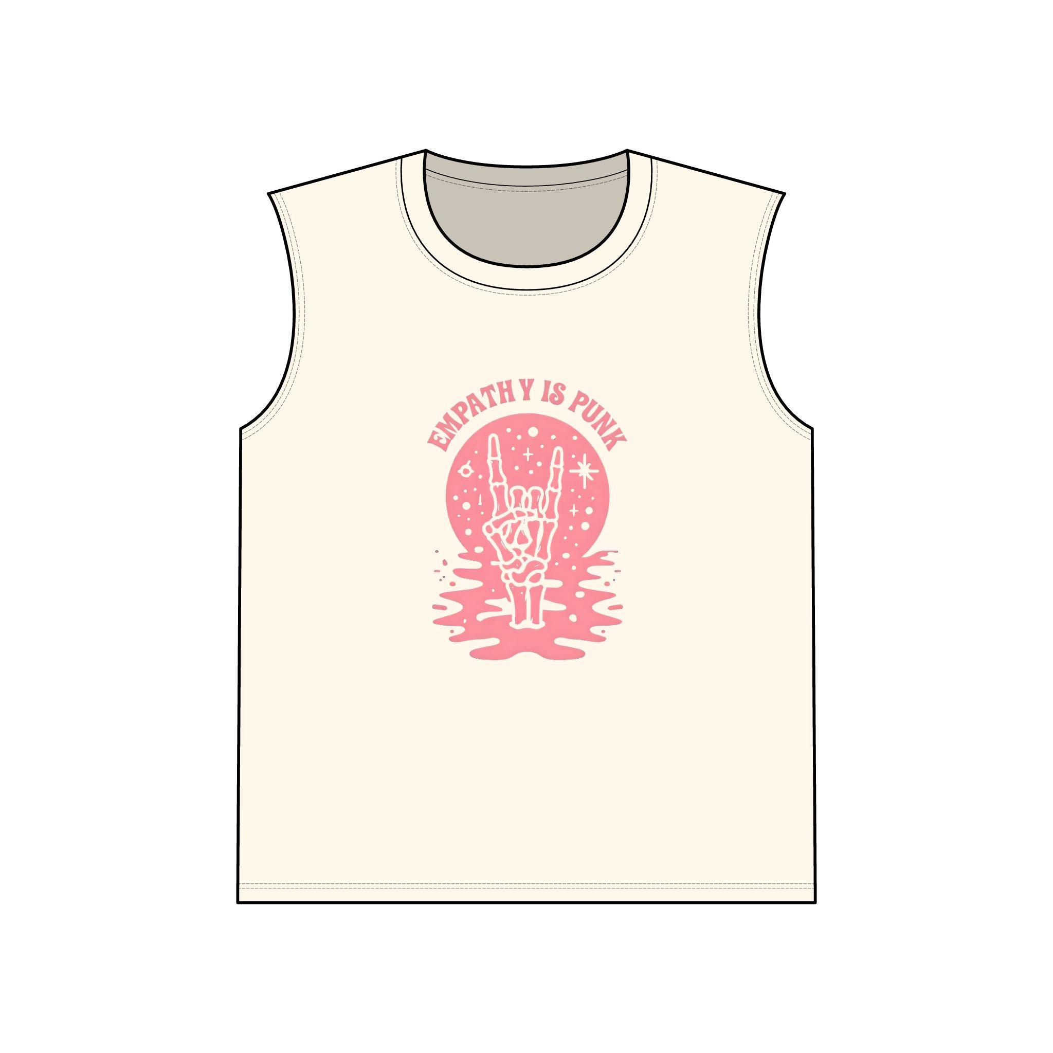 "Empathy Is Punk" Muscle Tank