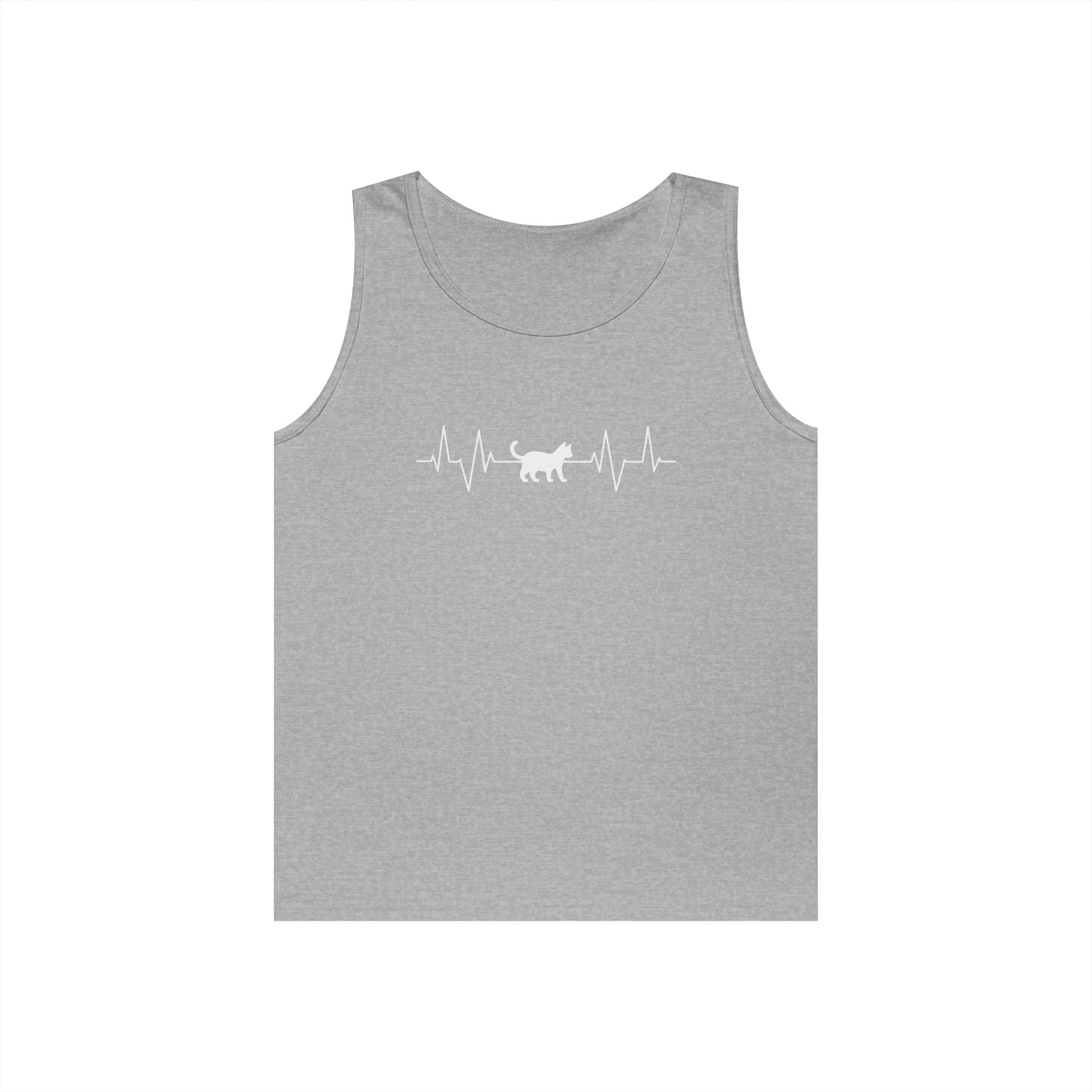 White Cat Heartbeat Tank