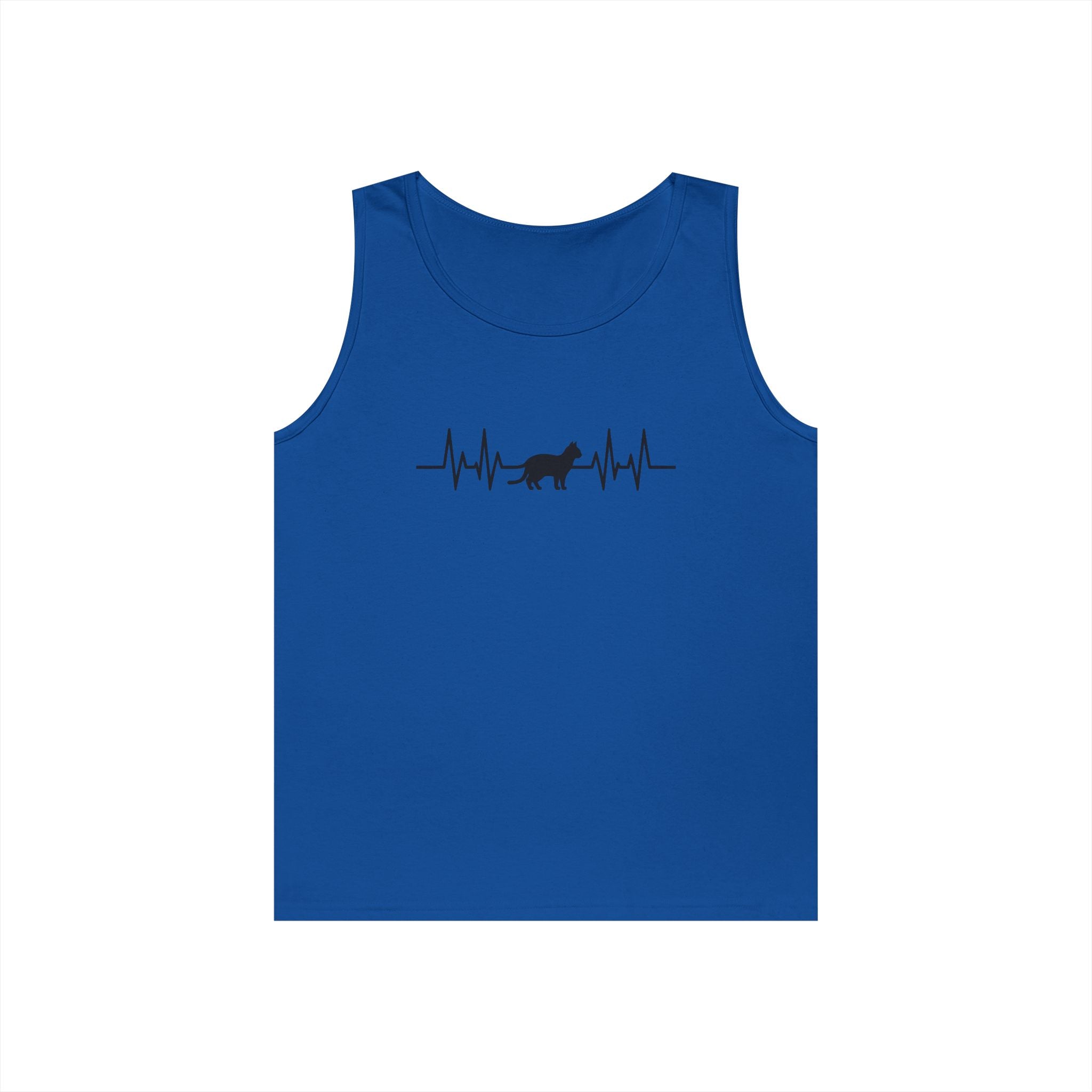 Black Cat Heartbeat Tank