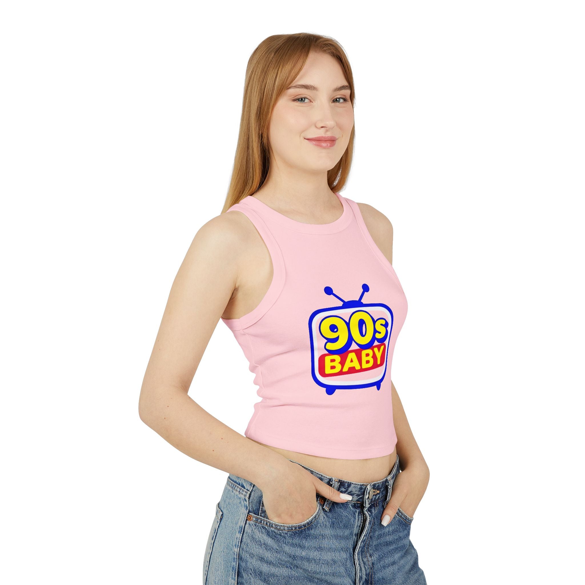 90s Baby Micro Rib Tank Top