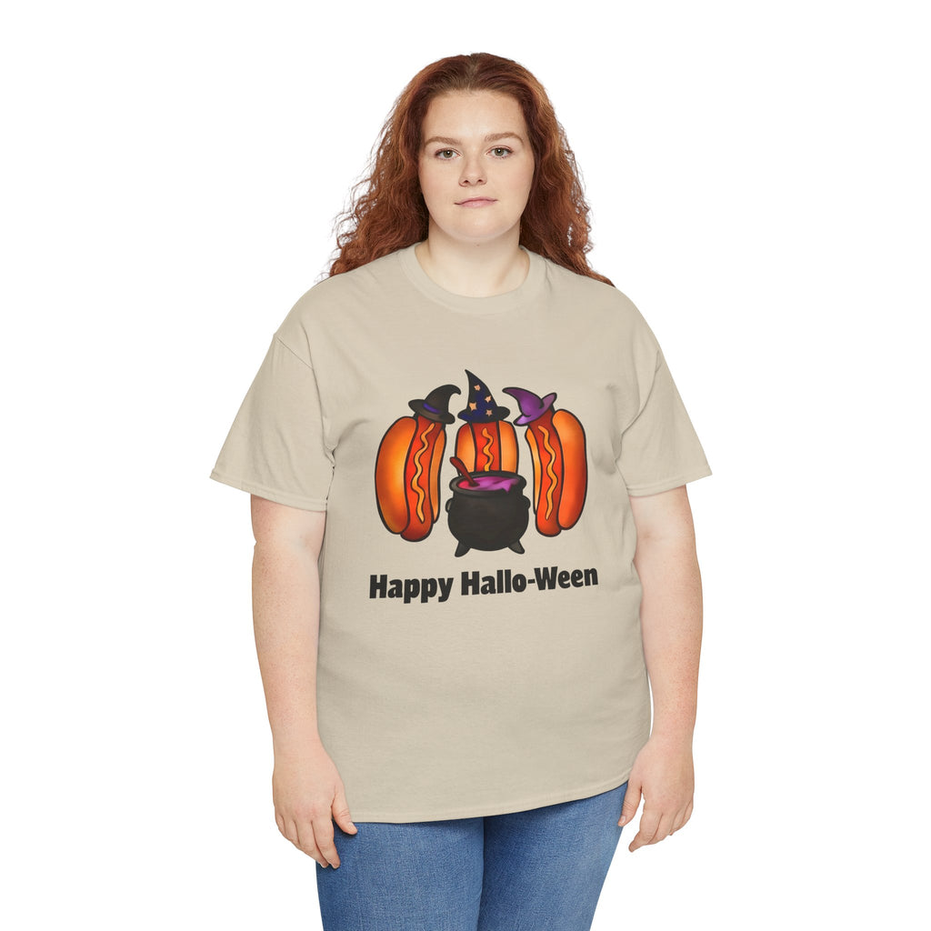 "Happy Hallo-Ween" Hotdog Witches Tee