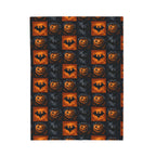Halloween Themed Velveteen Plush Blanket