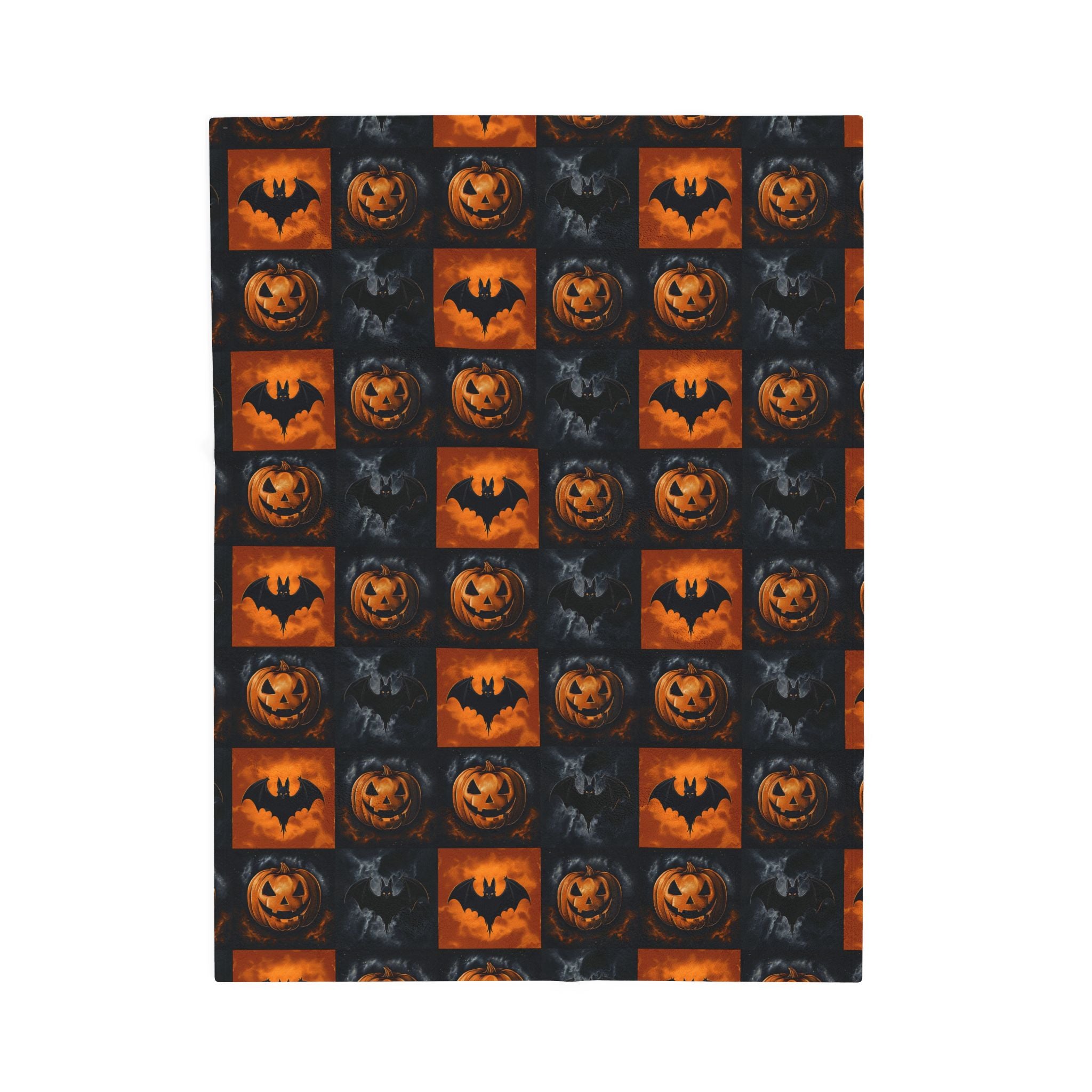 Halloween Themed Velveteen Plush Blanket