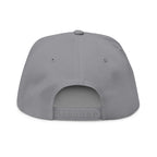 Rose & Knife Embroidered Flat Bill Cap
