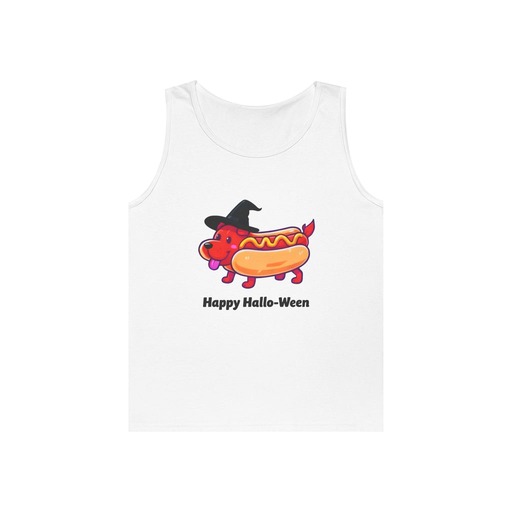 "Happy Hallo-Ween" Hotdog Costume Tank
