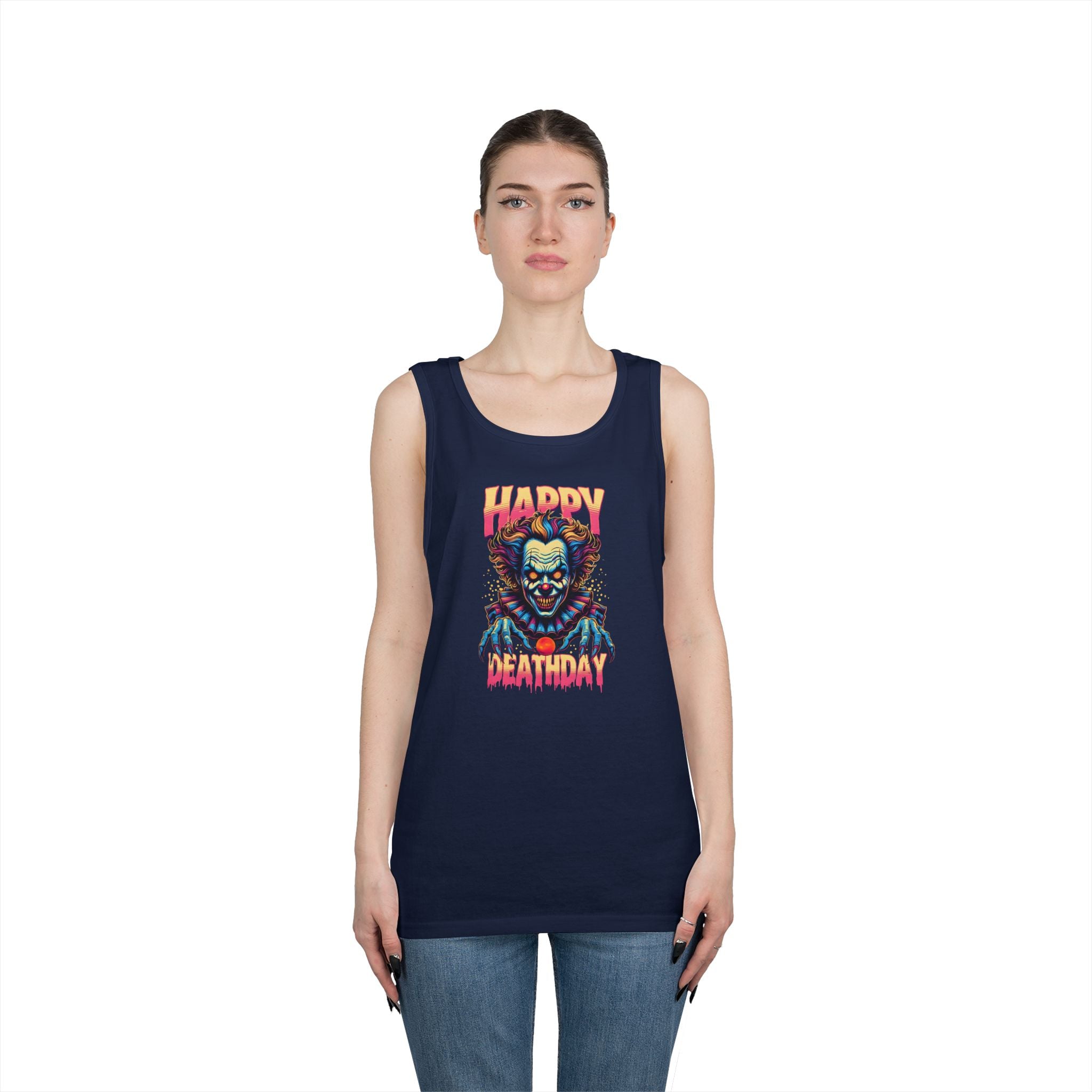 "Happy Deathday" Clown Tank
