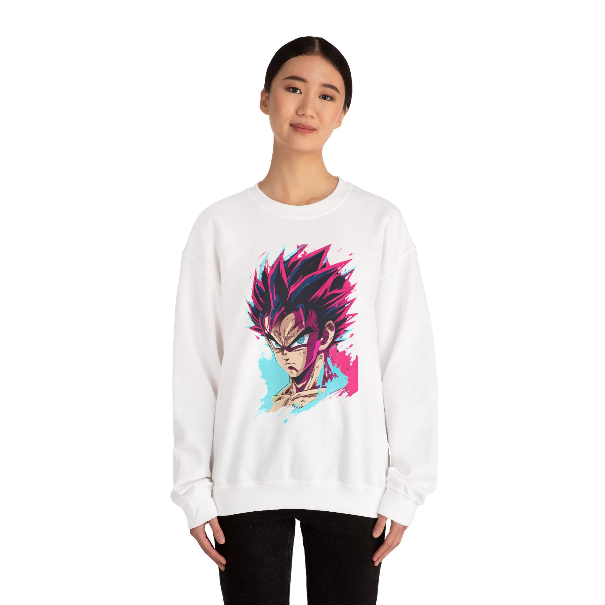 Anime-Inspired Crewneck Sweatshirt