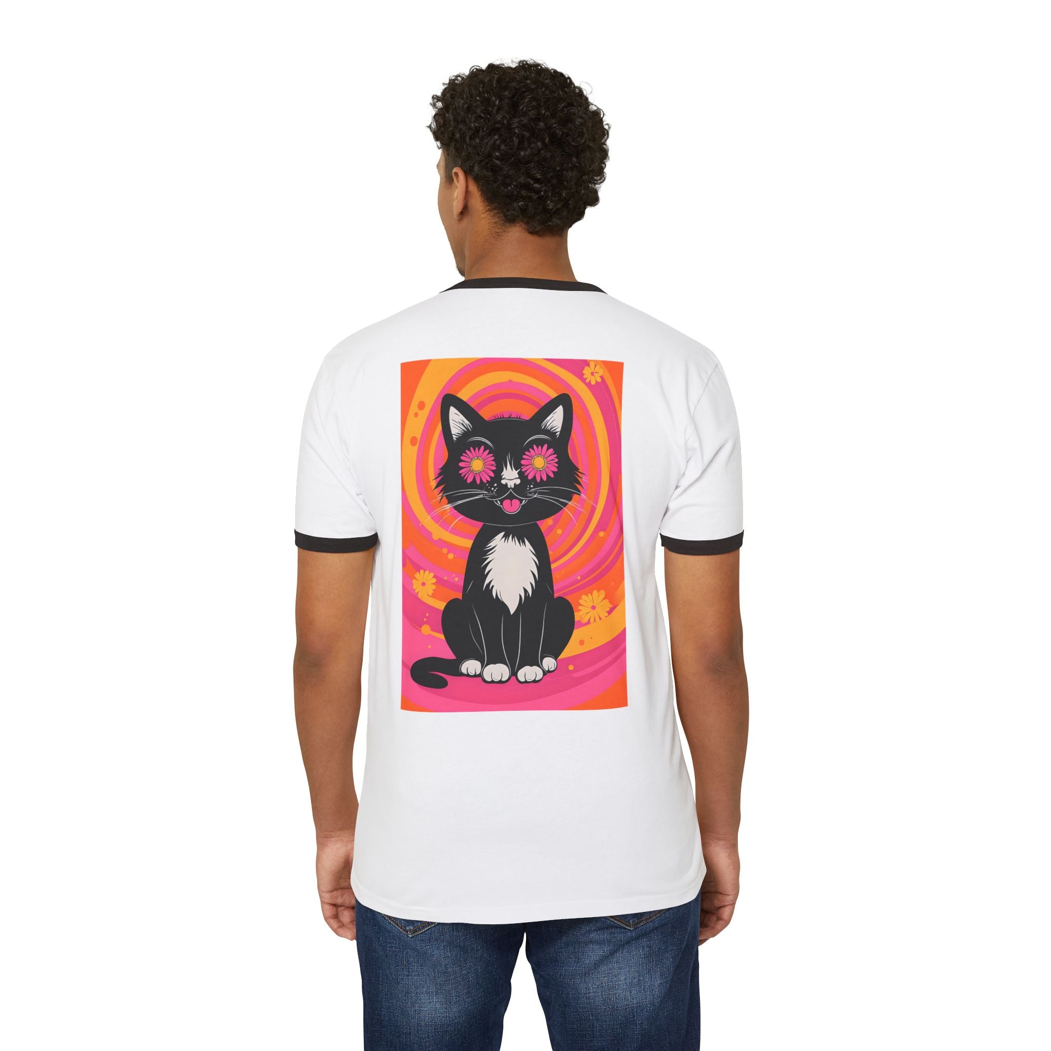 Ringer Tee-Disco Kitty