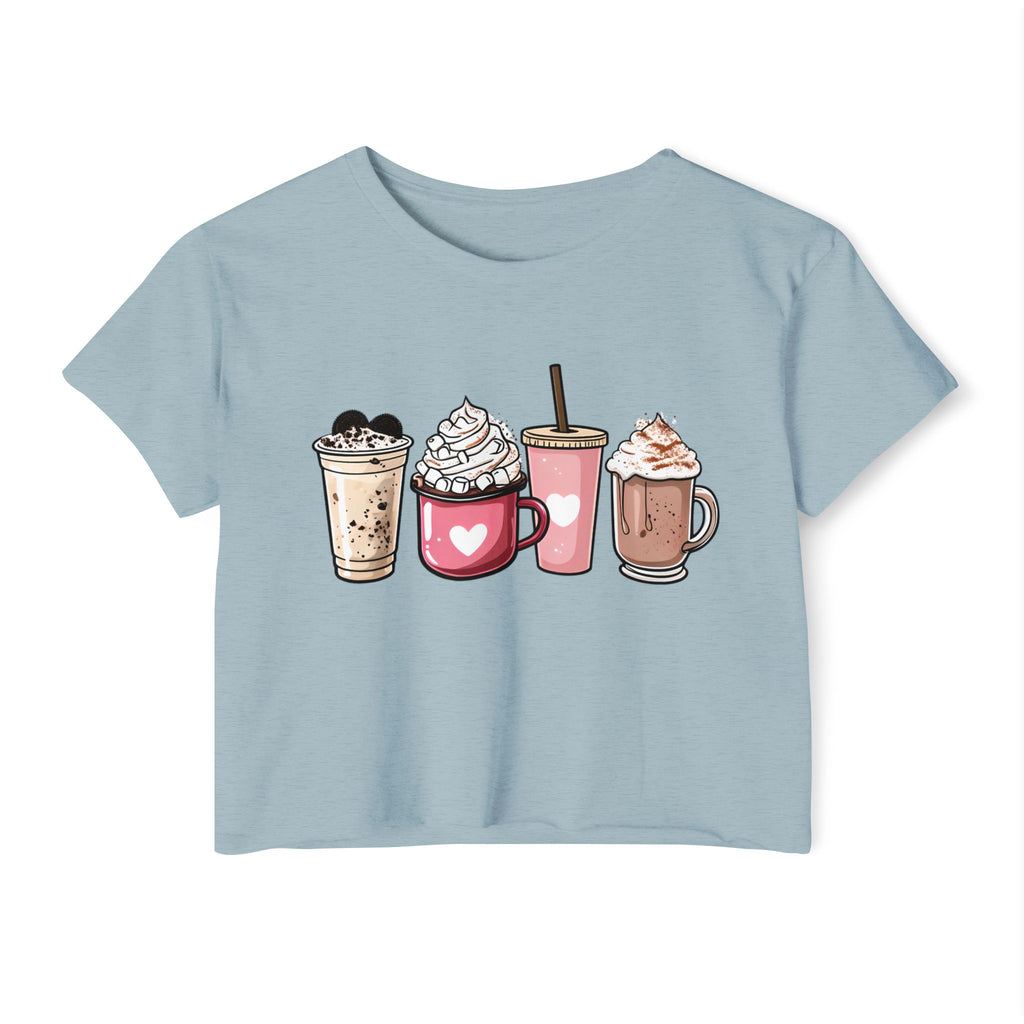 Coffee Lovers Cropped Tee