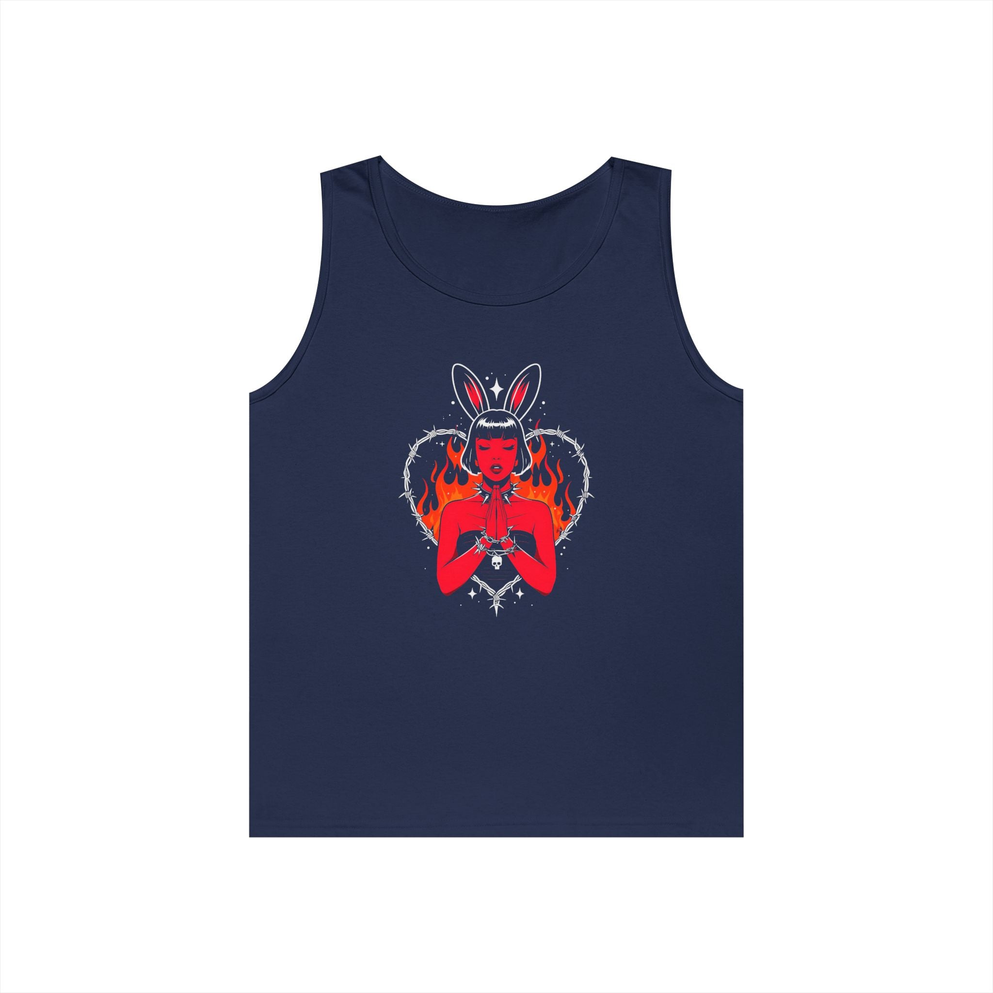 Edgy Bunny Heart Tank