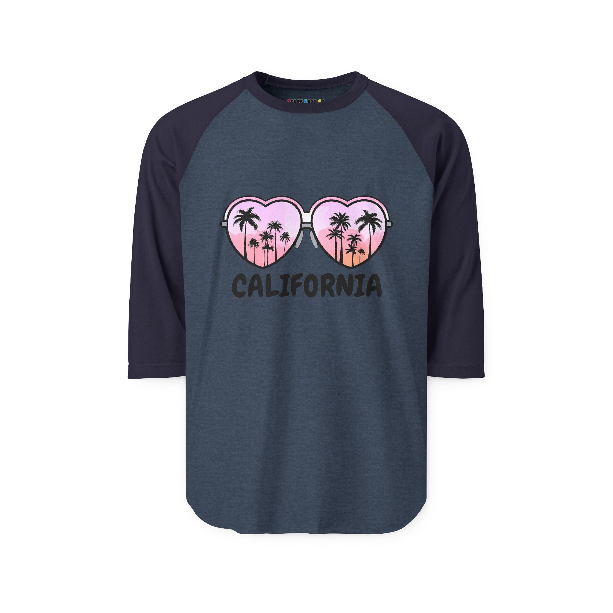 California Glasses 3/4th Sleeve Raglan Shirt