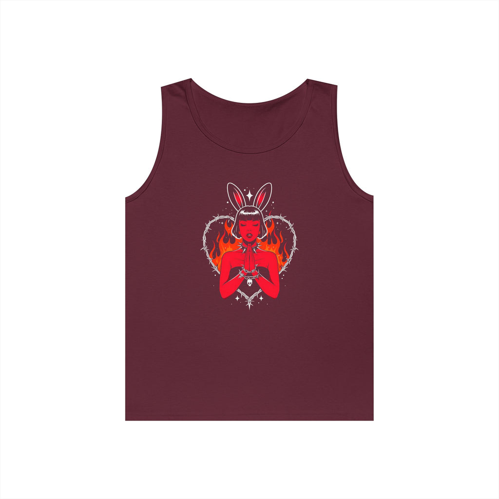 Edgy Bunny Heart Tank
