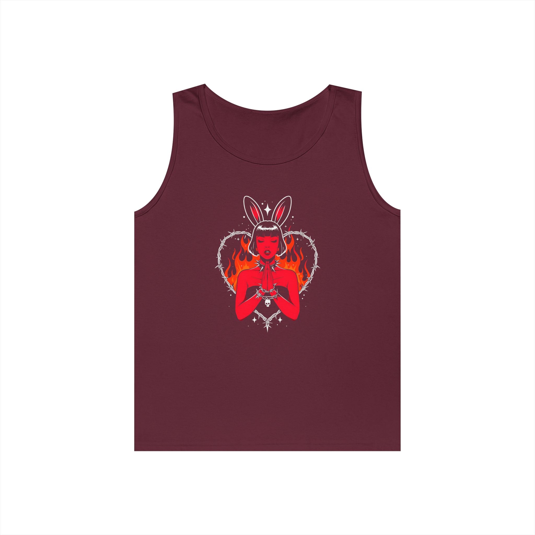 Edgy Bunny Heart Tank